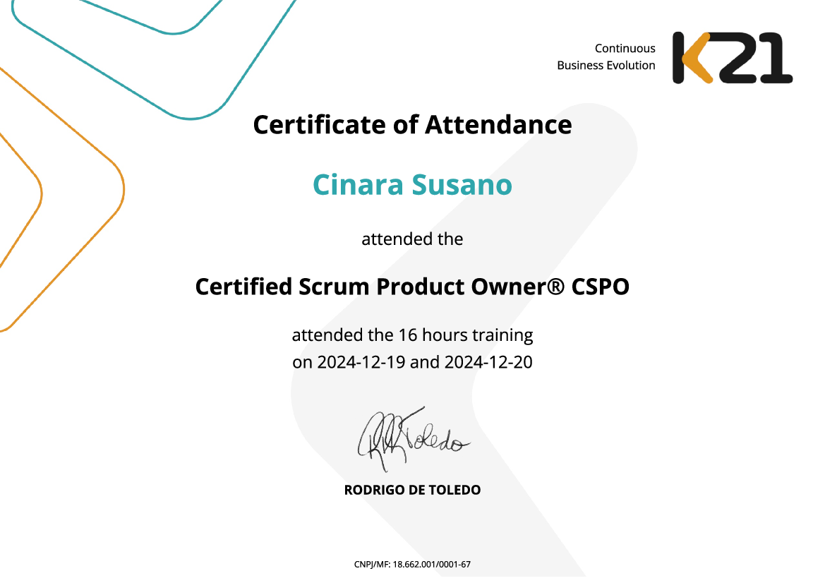 Certificado K21